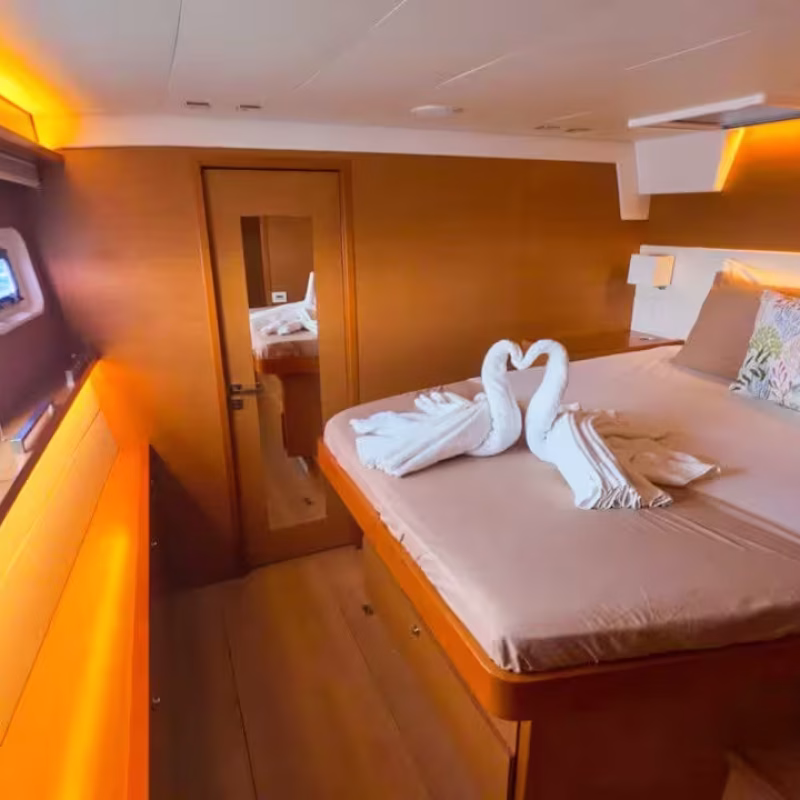 Luxury Catamaran Interior Panam